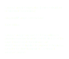 Tarong Energy Corporation (now a subsidiary of Stanwell Corporation) Kingaroy/Nanago, Queensland $360 Million Tarong Energy engaged CGI Consulting to prepare a comprehensive Cost Estimate of the capital works and Operational and Maintenance estimates to support its business case for the development of a new coal resource project.